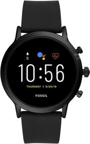 img 4 attached to ⌚ Fossil Stainless Silicone Smartwatch with Touchscreen Technology