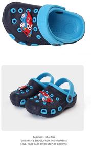 img 3 attached to 👟 Lightweight Boys' Shoes and Sandals with Non-Slip Toddler Slippers