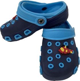 img 4 attached to 👟 Lightweight Boys' Shoes and Sandals with Non-Slip Toddler Slippers