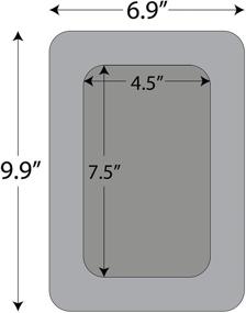 img 1 attached to 📱 Castaway Customs SeaDek Foam Cell Phone Boat Dash Holder: Secure Phone Accessory with 3M Adhesive Backing