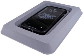 img 4 attached to 📱 Castaway Customs SeaDek Foam Cell Phone Boat Dash Holder: Secure Phone Accessory with 3M Adhesive Backing