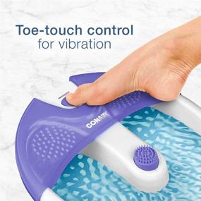 img 2 attached to 🦶 Relax and Rejuvenate with the Conair Pedicure Foot Spa: Soothing Vibration Massage at Your Feet