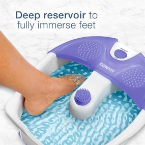 img 3 attached to 🦶 Relax and Rejuvenate with the Conair Pedicure Foot Spa: Soothing Vibration Massage at Your Feet