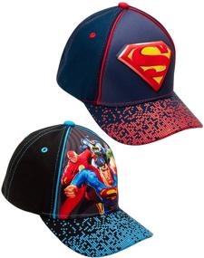 img 2 attached to 🧢 DC Comics Baseball Justice Superman Caps & Boys' Accessories