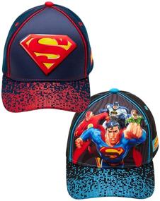 img 3 attached to 🧢 DC Comics Baseball Justice Superman Caps & Boys' Accessories