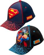 🧢 dc comics baseball justice superman caps & boys' accessories logo