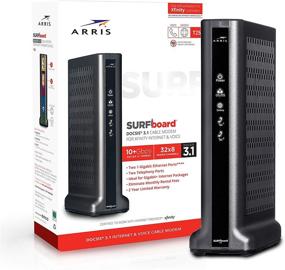 img 4 attached to 📶 ARRIS SURFboard T25 DOCSIS 3.1 Gigabit Cable Modem, Xfinity Internet & Voice Certified (black)