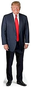 img 2 attached to 🌟 Wet Paint Printing + Design H38033 Donald Trump Cardboard Cutout Standup: Make a Bold Statement with Lifelike 3D President Trump Standee