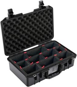 img 3 attached to 🔒 Pelican Air 1485 Case 2020 Edition with Trekpack Dividers - Black, Push Button Latches