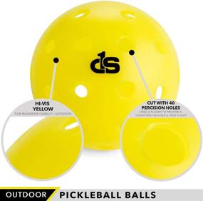 img 2 attached to 🏓 Day 1 Sports' Professional Pickleball Balls: Available in Various Packs for Indoor and Outdoor Play - USAPA Approved, Durable & Tournament-Ready