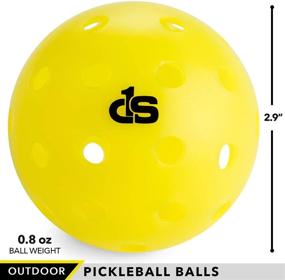 img 3 attached to 🏓 Day 1 Sports' Professional Pickleball Balls: Available in Various Packs for Indoor and Outdoor Play - USAPA Approved, Durable & Tournament-Ready