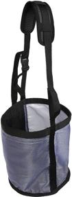 img 4 attached to 🐴 Majestic Ally Horse Feed Bag - High-Quality Nylon Mesh Grain Feed Bag with Adjustable Strap, Sturdy Snap and Elastic Straps, Comfortable Neck and Nose Pads - Large