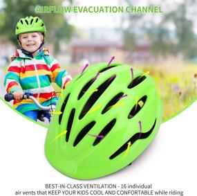 img 3 attached to 🚲 JetBlaze Kids Bike Helmet: CPSC Certified Multi-Sport Helmet for Ages 3-10