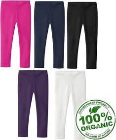 img 2 attached to 👖 City Threads Leggings Friendly Sensitive Apparel for Girls - Stylish Comfort and Perfect Fit