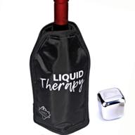 🍷 vance premium wine chiller sleeve - bottle cooler for 750ml and 1.5l bottles with reusable ice cube - ideal for refreshing drinks логотип