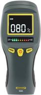 🌧️ accurate and versatile general tools mm8 pinless lcd moisture meter with tricolor bar graph – black/white logo
