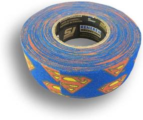 img 1 attached to Renfrew DC Comics Superhero Scapa Pro Blade Cloth Hockey Tape - 1 Roll