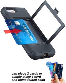 img 1 attached to IPhone Mirror Hidden Wallet Shock Absorbent Car Electronics & Accessories