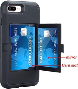 img 2 attached to IPhone Mirror Hidden Wallet Shock Absorbent Car Electronics & Accessories