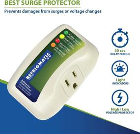 img 3 attached to 🔌 Refrigmatic Electronic Surge Protector Combo for Refrigerators & Lavamatic for Washing Machines