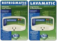 🔌 refrigmatic electronic surge protector combo for refrigerators & lavamatic for washing machines logo