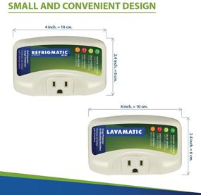 img 1 attached to 🔌 Refrigmatic Electronic Surge Protector Combo for Refrigerators & Lavamatic for Washing Machines