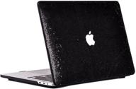 premium rhinestone bling macbook case for 2018-2020 macbook air 13 inch a2179 a1932, macbook pro 13 inch case 2016-2019 a2159 a1989 a1706 a1708 (macbook pro 13 inch, black) logo