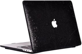 img 2 attached to Premium Rhinestone Bling MacBook Case for 2018-2020 MacBook Air 13 inch A2179 A1932, MacBook Pro 13 inch Case 2016-2019 A2159 A1989 A1706 A1708 (MacBook Pro 13 inch, Black)