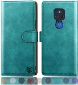 img 4 attached to SUANPOT For Moto G Play 2021 With RFID Blocking Leather Wallet Case Credit Card Holder Cell Phones & Accessories