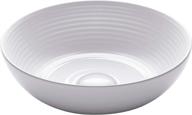 crisp white kraus kcv-204 gwh ceramic above counter round bathroom sink: elegant 13 x 13 x 4.38 inches design logo