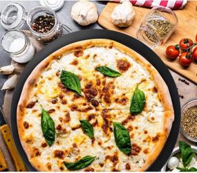 img 3 attached to 🍕 Beasea 16 Inch Perforated Pizza Pan - Heavy Duty Aluminum Alloy Round Pizza Crisping Tray with Oven Holes - Ideal for Home, Restaurant, and Kitchen Bakeware