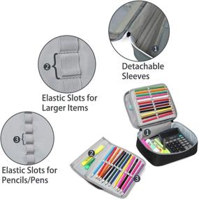 img 1 attached to VASCHY Detachable Multiple Stationary Organization Storage & Organization