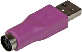 img 1 attached to 🔌 StarTech.com Purple PS/2 to USB Keyboard Adapter - Enhanced Replacement: F/M Keyboard adapter (GC46MFKEY)