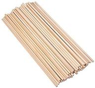 🔨 eboot unfinished natural wood craft dowel rods 12 inch x 1/4 inch, 50 pack - premium quality for crafting and diy projects logo