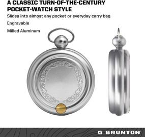 img 2 attached to Discover the Elegance of Brunton - USA 1894 Gentleman's Compass: A Stunning Blend of Style and Functionality