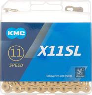 high-performance kmc x11sl 11-speed bike chain with 116 links logo