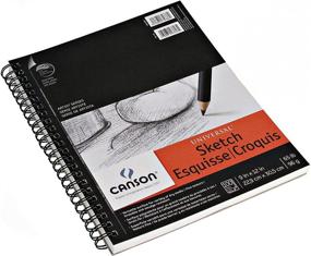 img 3 attached to 📒 Canson 702-192 Universal Sketch Pad: Side Wire Bound, 9" x 12", White - Exceptional Artistic Support