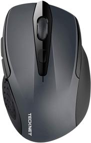 img 4 attached to 💻 TeckNet 2600DPI Bluetooth Wireless Mouse: Long Battery Life, Battery Indicator | 2600/2000/1600/1200/800DPI