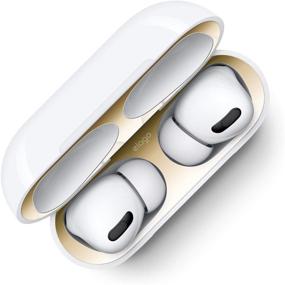 img 4 attached to elago Dust Guard для AirPods Pro 3-го поколения - ультра тонкий, роскошное золото, защита от железа/металлической стружки