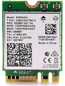 img 3 attached to Интеллектуальный беспроводной адаптер Intel Wireless-AC 9260, 2230, 2x2 AC+BT, Гигабит (Non-VPro)