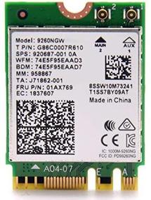 img 2 attached to Интеллектуальный беспроводной адаптер Intel Wireless-AC 9260, 2230, 2x2 AC+BT, Гигабит (Non-VPro)