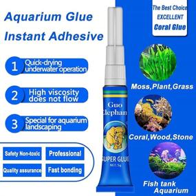 img 1 attached to Quick Drying Aquascape Aquascaping Non Toxic Water Transparent