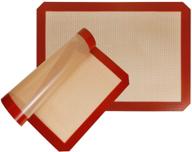 premium pack of 2 statint non-stick silicone baking mats - food safe & highly effective for baking logo