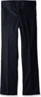 👖 dickies little flexwaist stretch pant for boys: ultimate comfort and style in boys' clothing! logo