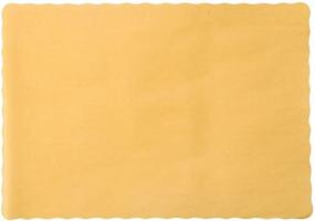 img 1 attached to 🎉 Golden Paper Placemats: Enhancing Your Party Supplies