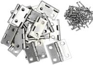 liberty 20pcs stainless steel folding hinge 1 inch cabinet box hinge with 80 stainless steel screws - durable and practical! логотип