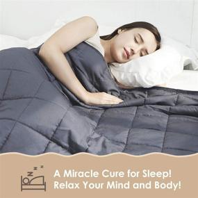 img 2 attached to Weighted Blanket Natural Cotton Premium