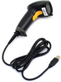 img 4 attached to 🖨️ WoneNice Black Handheld USB Laser Barcode Scanner Reader - Wired Bar Code Scanner