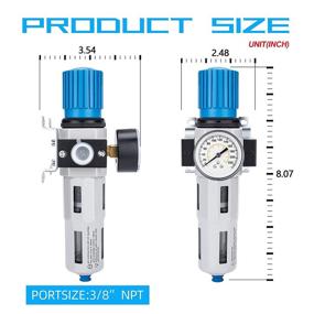 img 2 attached to 🔧 NANPU сжатый регулятор-сепаратор для оптимального контроля давления