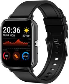 img 4 attached to 📱 Weijie Waterproof Fitness Tracker: Touch Screen Smartwatch with Heart Rate Sleep Monitor, Digital Watch Activity Tracker - Compatible with iPhone Android Phones
